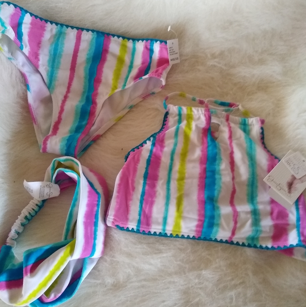 Two Piece Bathing Suit With Headband